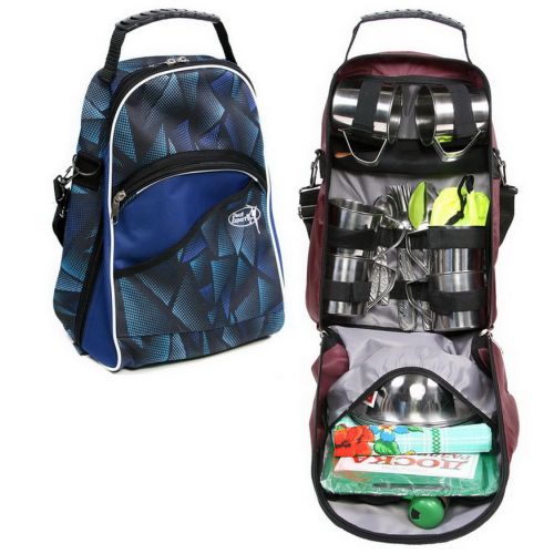 Набор туристической посуды Duck Expert ПИКНИК на 6 персон 46 предметов синий